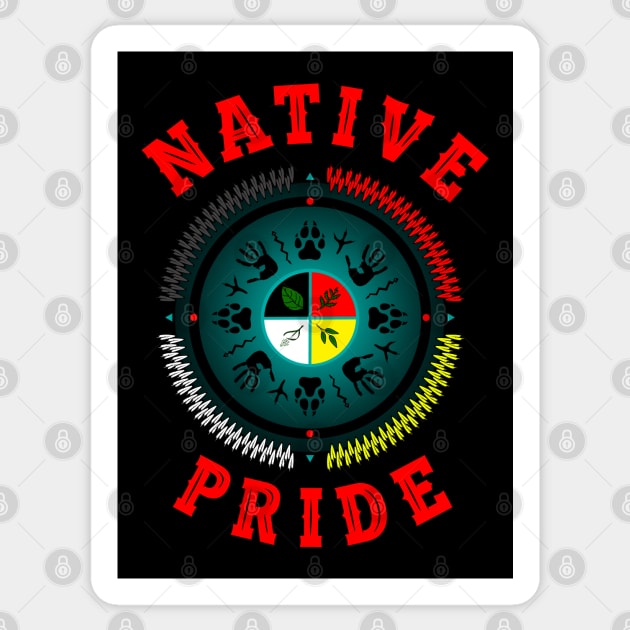 NATIVE PRIDE 35 (SAND) Sticker by GardenOfNightmares